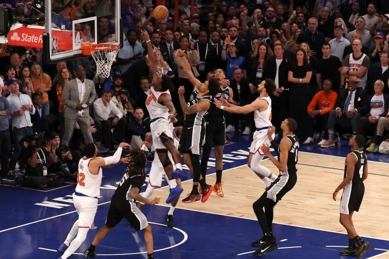 Will the New York Knicks beat the San Antonio Spurs in the NBA game on June 13, 2026?